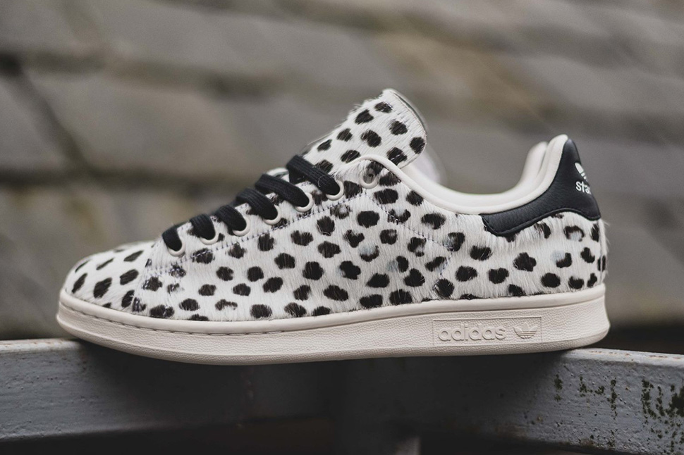 adidas stan smith leopard blanc