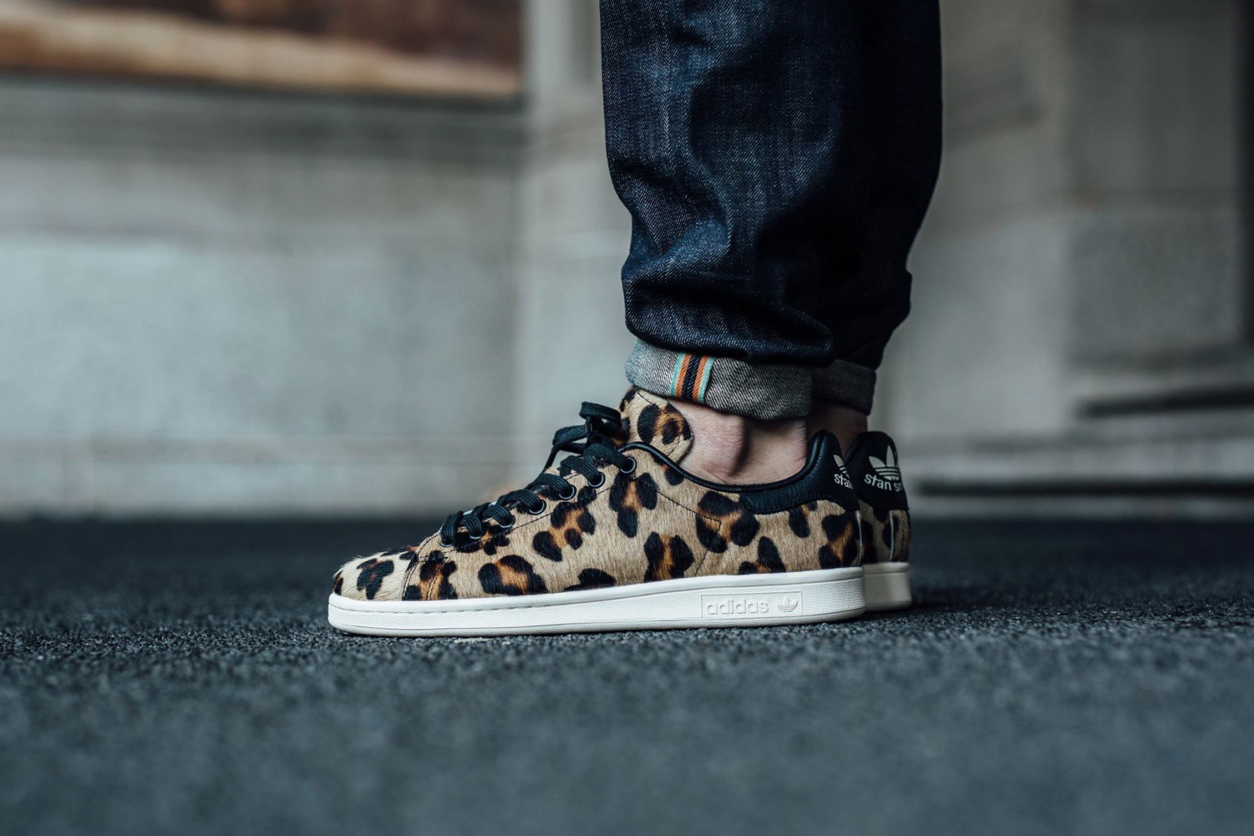 stan smith leopard