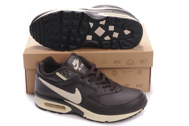 air max cuir marron homme