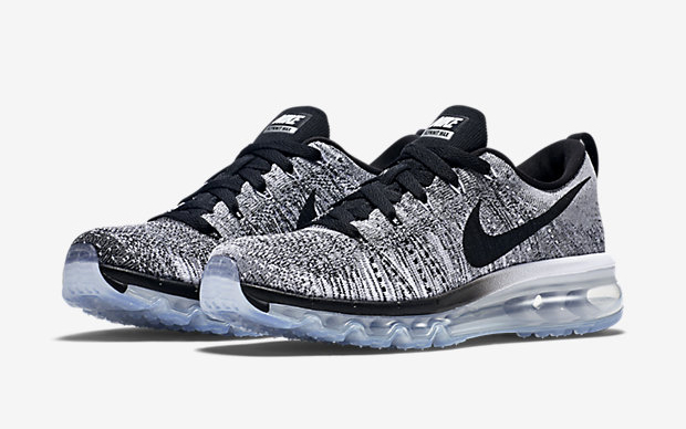 nike air max flyknit oreo